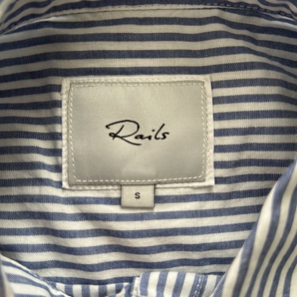 RAILS taylor broken hearts flocked shirt in broken hearts - Picture 6 of 9